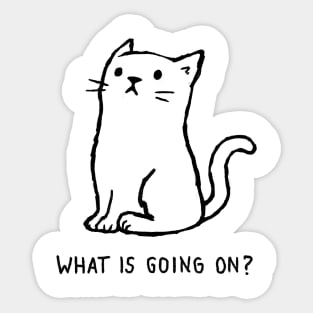 What is going on? Sticker